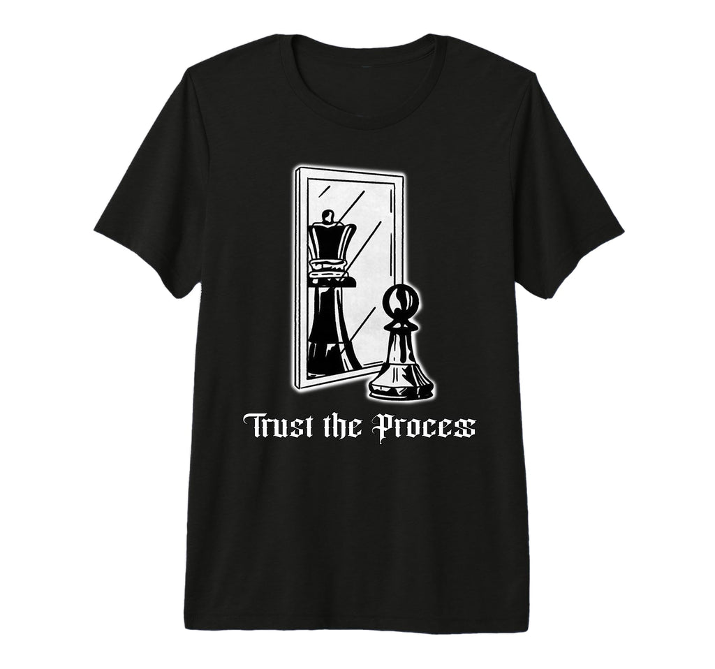 Trust Process Chess King Tri Blend T-Shirt - Custom Art Print Unisex - T-Shirt, Sweatshirt, Hoodie