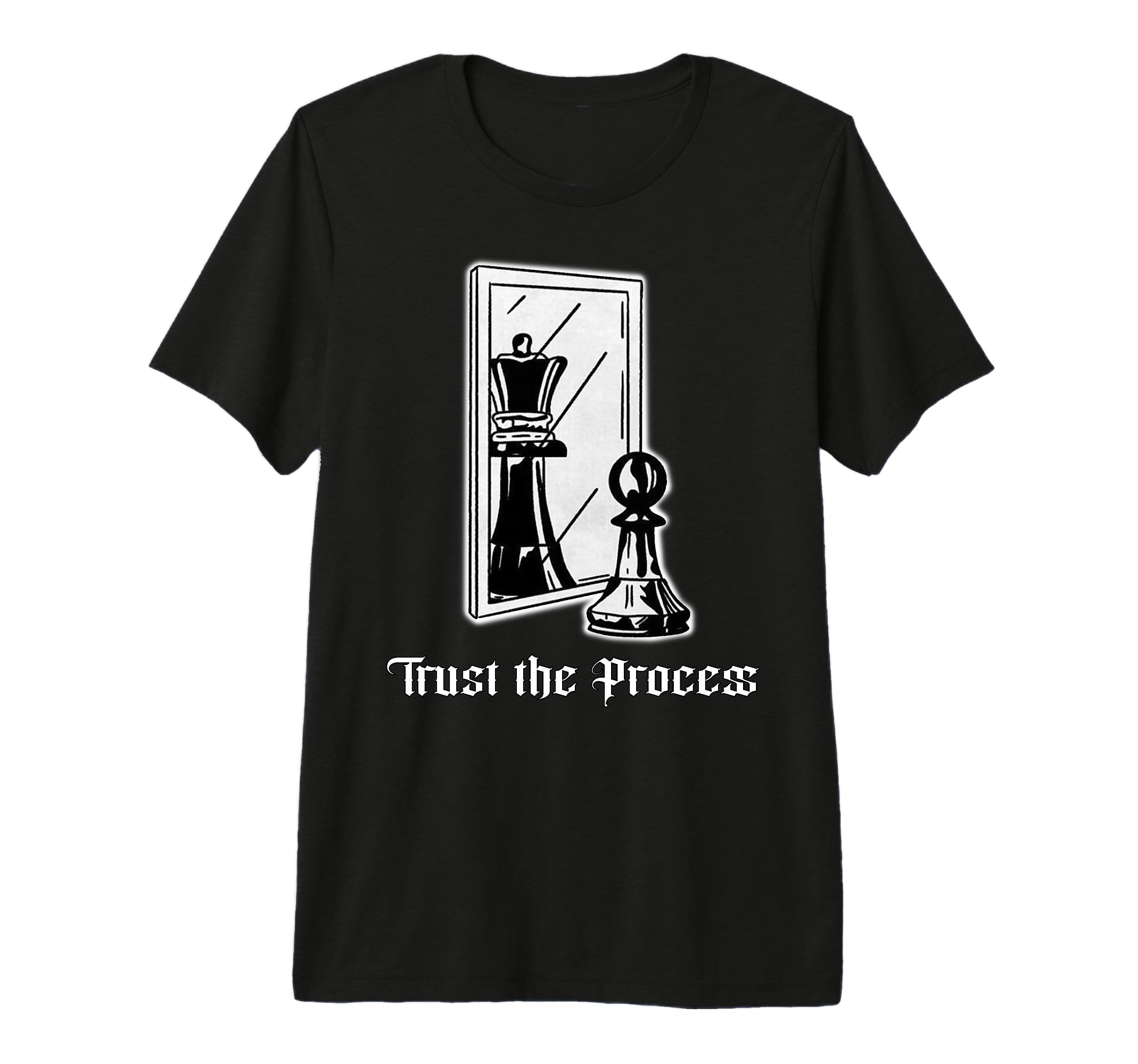 Trust Process Chess King Tri Blend T-Shirt - Custom Art Print Unisex - T-Shirt, Sweatshirt, Hoodie
