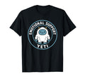 Emotional Support Yeti Funny Cozy T-Shirt - Minimalist Print Men Women - T-Shirt, Sweatshirt, Hoodie
