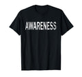 Awareness Distressed Mindfulness T-Shirt - Casual Everyday Wear Unisex - T-Shirt, Sweatshirt, Hoodie