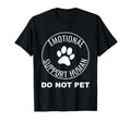 Emotional Support Human Service Dog T-Shirt - Trendy Graphic Men Women - T-Shirt, Sweatshirt, Hoodie