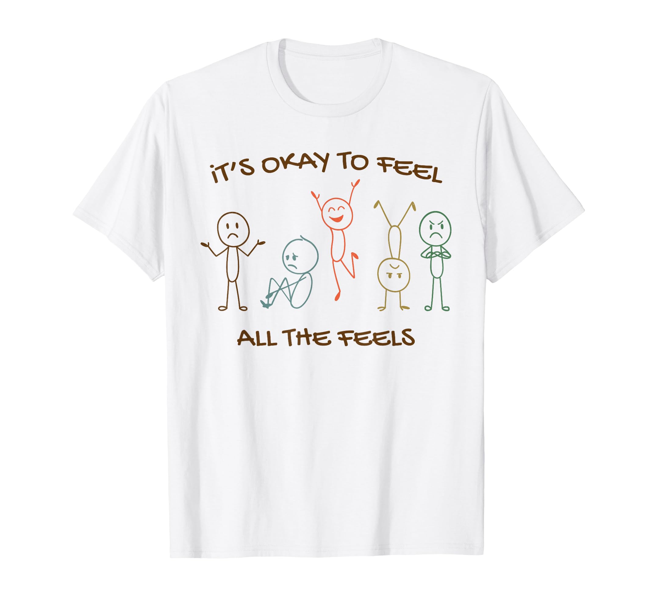 Mental Health Anxiety Positive Vibes T-Shirt - Trendy Graphic for Adults - T-Shirt, Sweatshirt, Hoodie