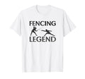 Fencer Hobby Sports Funny T-Shirt - Fun Novelty Design for Adults - T-Shirt, Sweatshirt, Hoodie