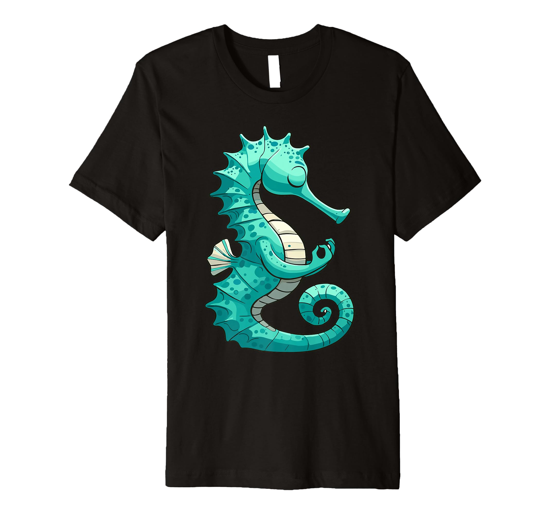 Meditation Seahorse Yoga Pose T-Shirt - Fun Novelty Design Men Women - T-Shirt, Sweatshirt, Hoodie