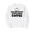 Book Restoration Starts Coffee Sweatshirt - Custom Art Print Unisex - T-Shirt, Sweatshirt, Hoodie