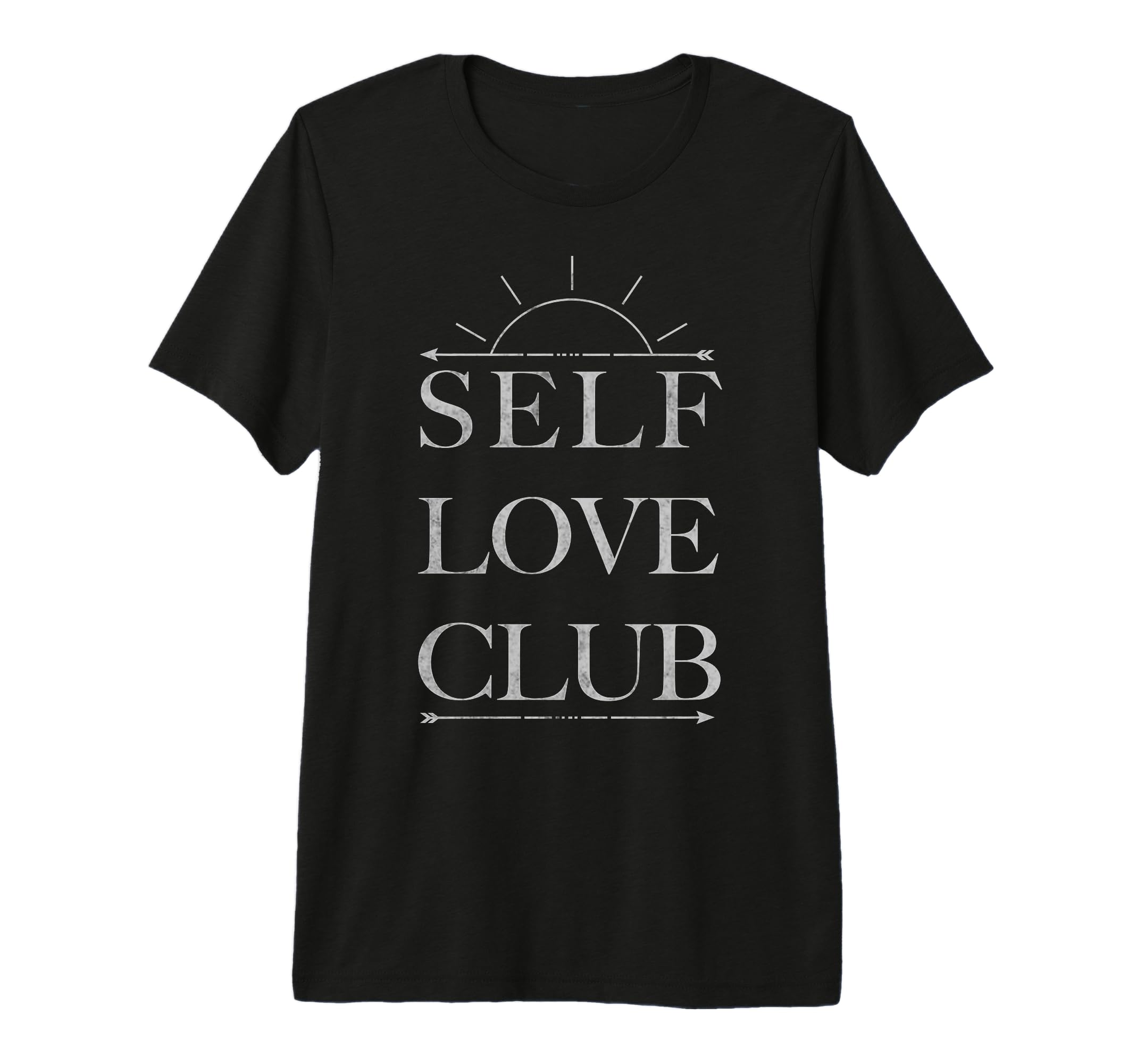 Self Love Club Sun Over Arrow Tri T-Shirt - Minimalist Print Men Women - T-Shirt, Sweatshirt, Hoodie