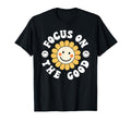 Focus Good Groovy Mental Health T-Shirt - Aesthetic Graphic for Adults - T-Shirt, Sweatshirt, Hoodie