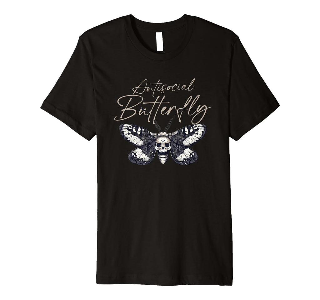 Antisocial Butterfly T-Shirt - Casual Everyday Wear for Adults - T-Shirt, Sweatshirt, Hoodie