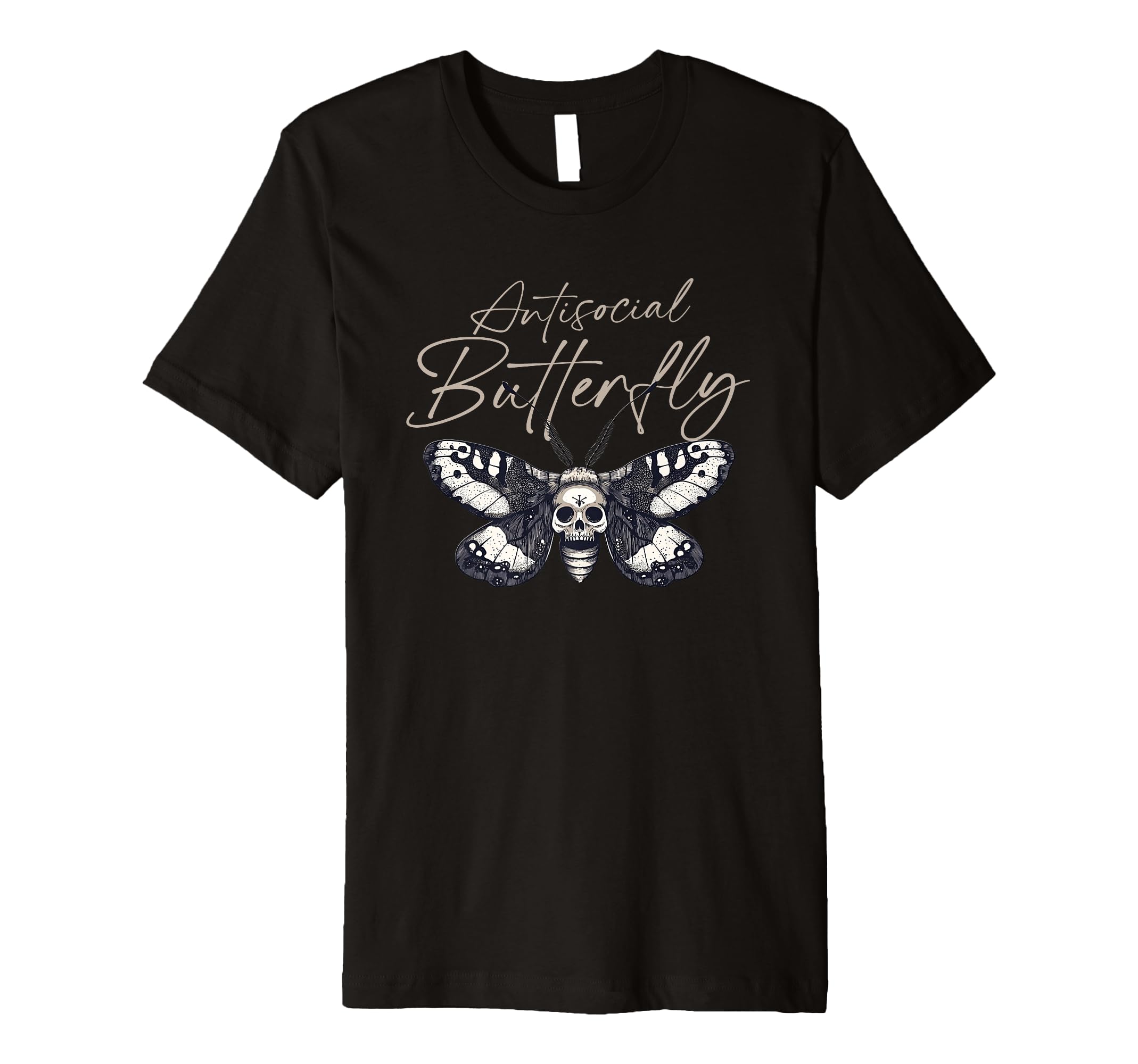Antisocial Butterfly T-Shirt - Casual Everyday Wear for Adults - T-Shirt, Sweatshirt, Hoodie