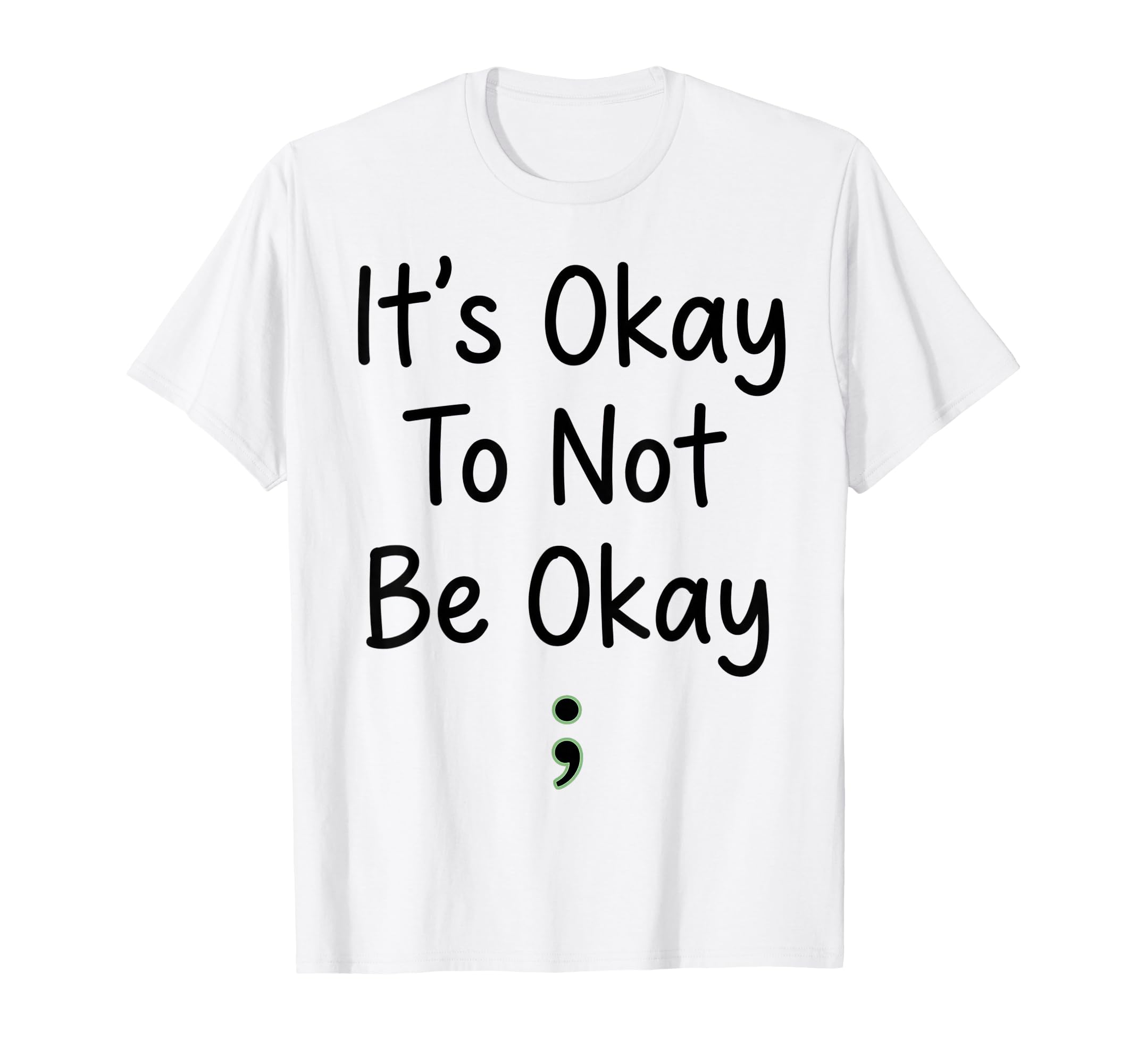 Its Okay To Not Be Ok Mental Health T-Shirt - Minimalist Print for Adults - T-Shirt, Sweatshirt, Hoodie