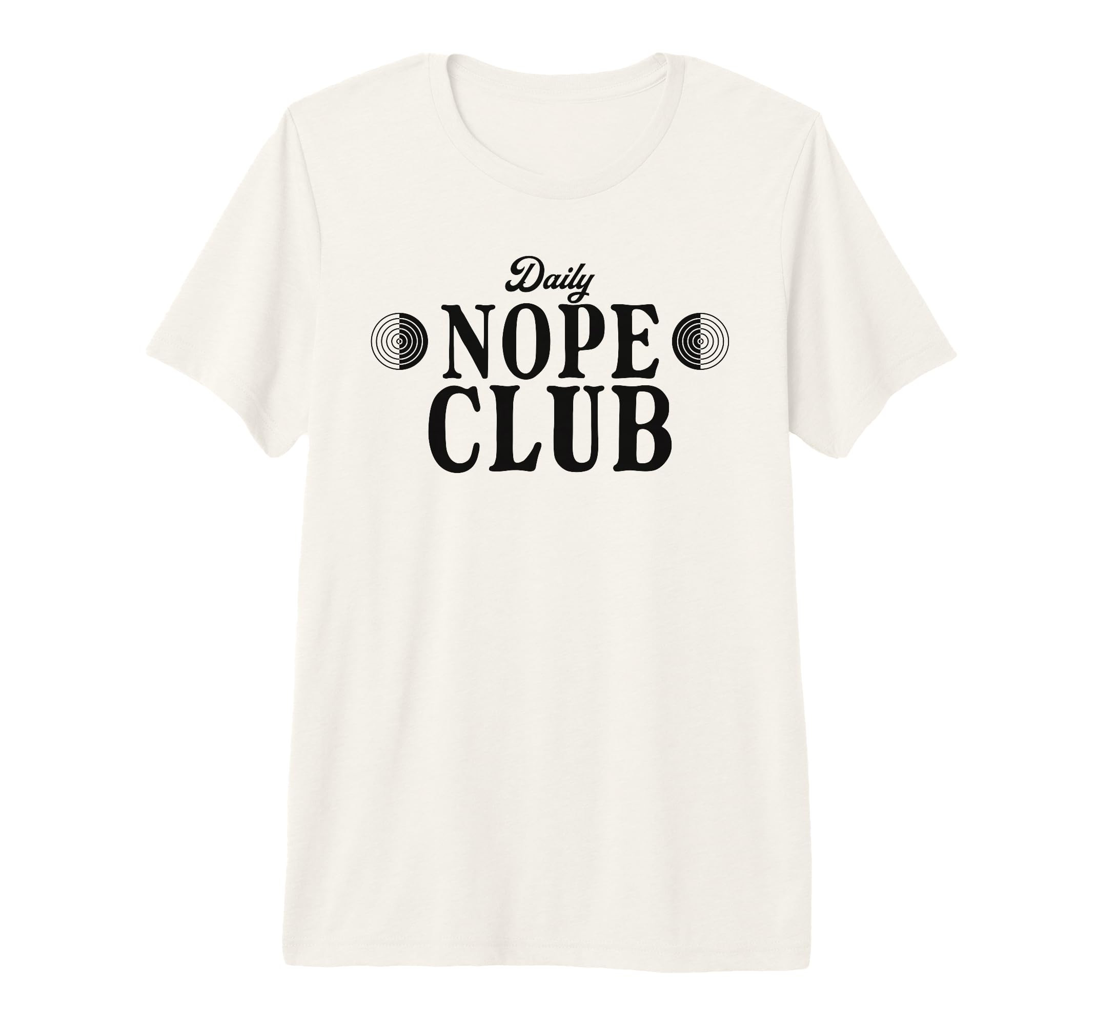 Daily Nope Club Sarcastic Introvert T-Shirt - Minimalist Print for Adults - T-Shirt, Sweatshirt, Hoodie
