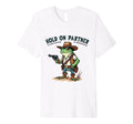 Hold Partner Im Overstimulated Cowboy T-Shirt - Minimalist Print Unisex - T-Shirt, Sweatshirt, Hoodie