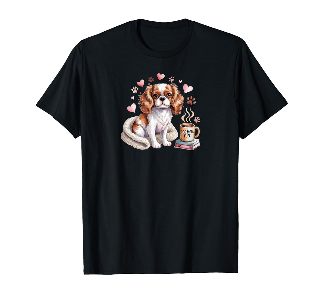 Cavalier Charles Spaniel Dog Moms T-Shirt - Fun Novelty Design Unisex - T-Shirt, Sweatshirt, Hoodie