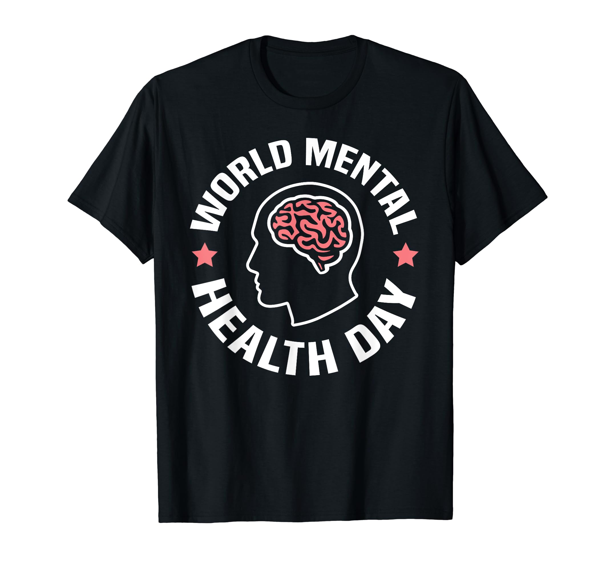 World Mental Health Day Human Brain Mental T-Shirt - Unique Graphic Unisex - T-Shirt, Sweatshirt, Hoodie