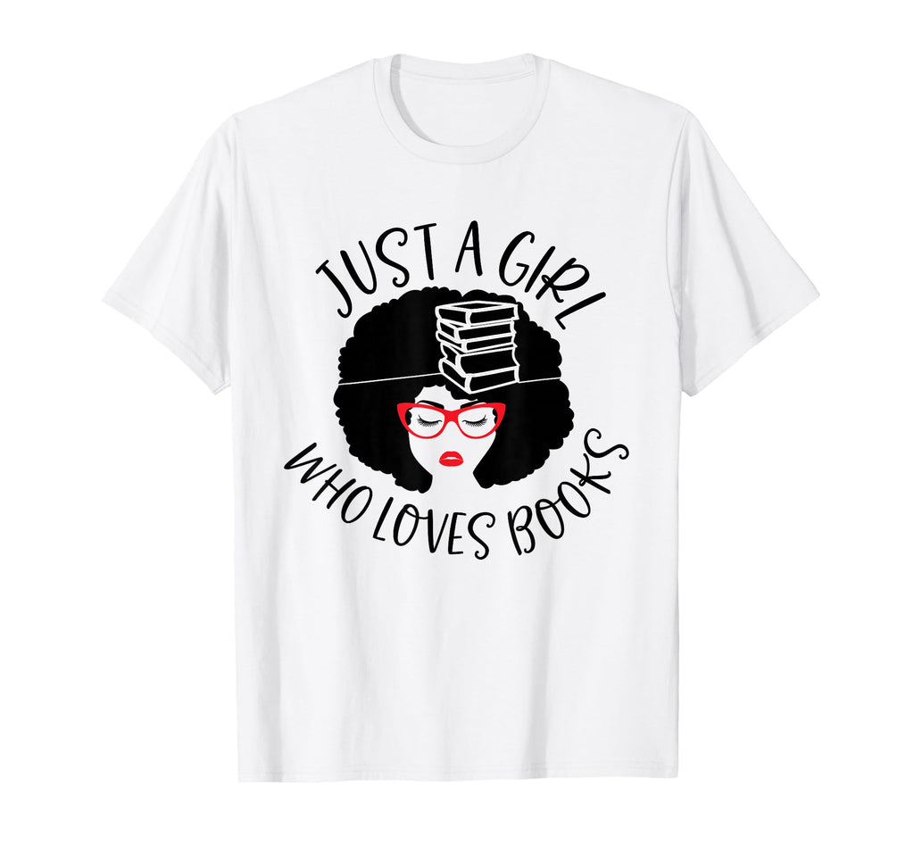 Just Who Loves Books Reader Bookworm T-Shirt - Minimalist Print for Adults - T-Shirt, Sweatshirt, Hoodie