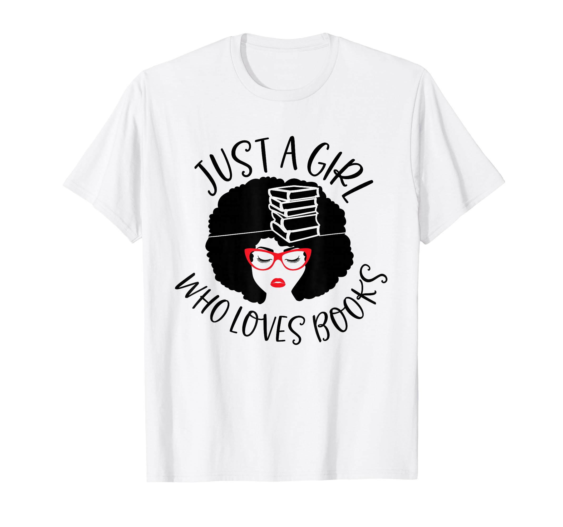 Just Who Loves Books Reader Bookworm T-Shirt - Minimalist Print for Adults - T-Shirt, Sweatshirt, Hoodie