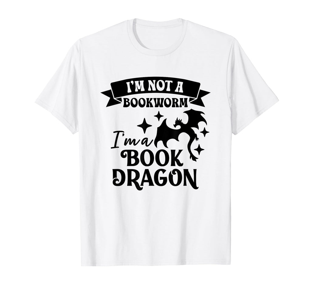 Im Not Bookworm Im Book Dragon Book T-Shirt - Trendy Graphic Men Women - T-Shirt, Sweatshirt, Hoodie