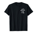 Anti Social Cat Club Front Back T-Shirt - Minimalist Print Men Women - T-Shirt, Sweatshirt, Hoodie
