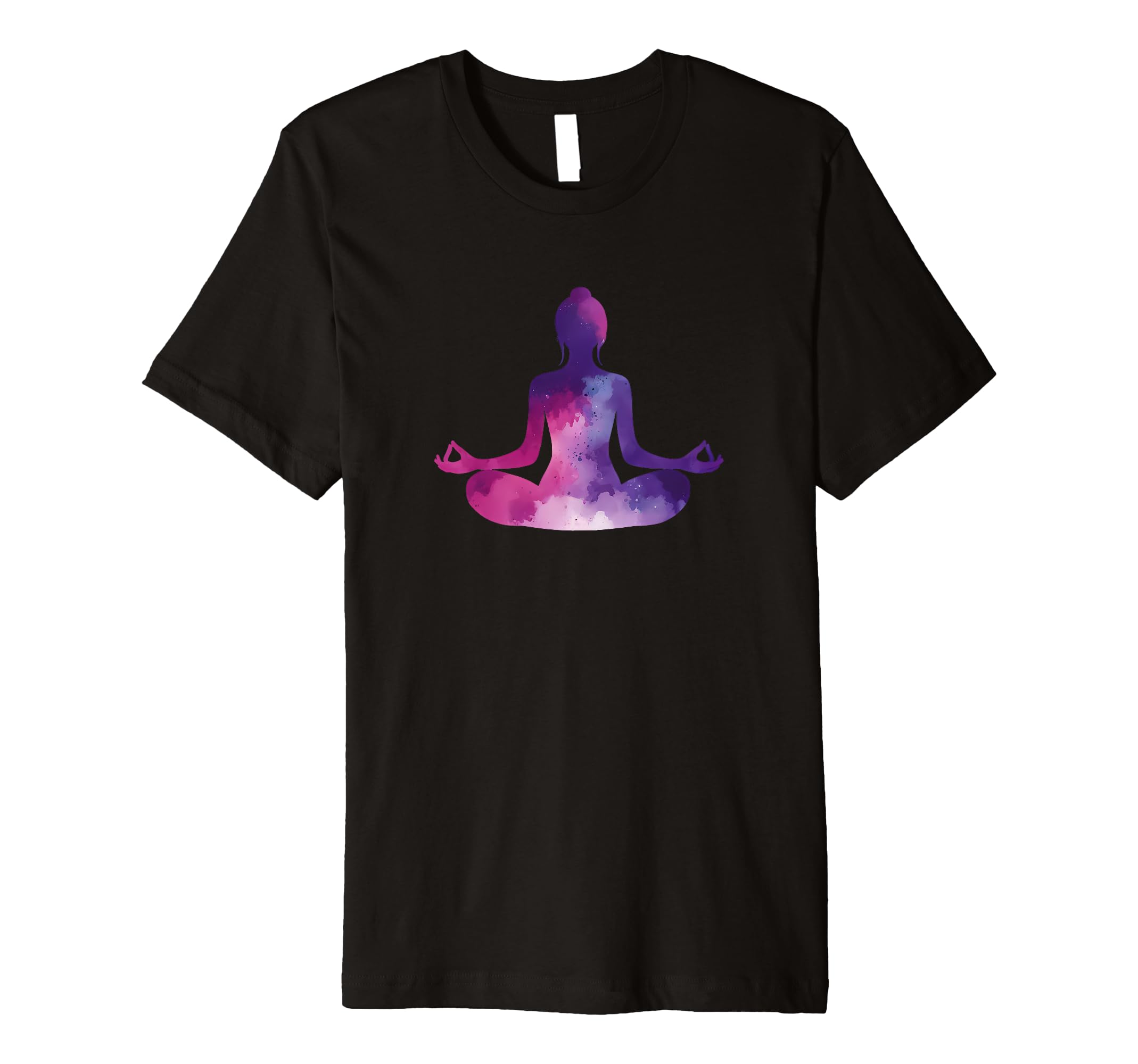Colorful Yoga Meditation Pose T-Shirt - Fun Novelty Design Men Women - T-Shirt, Sweatshirt, Hoodie