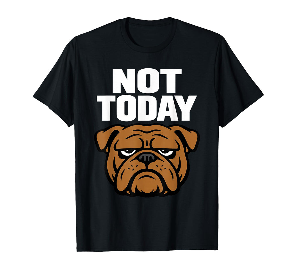 Funny Bulldog Grumpy Dog Antisocial T-Shirt - Aesthetic Graphic for Adults - T-Shirt, Sweatshirt, Hoodie