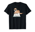 Meerkat Reading Literature Books T-Shirt - Custom Art Print for Adults - T-Shirt, Sweatshirt, Hoodie