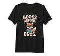Books Before Bros Nerdy Fox Reading T-Shirt - Novelty Apparel Men Women - T-Shirt, Sweatshirt, Hoodie