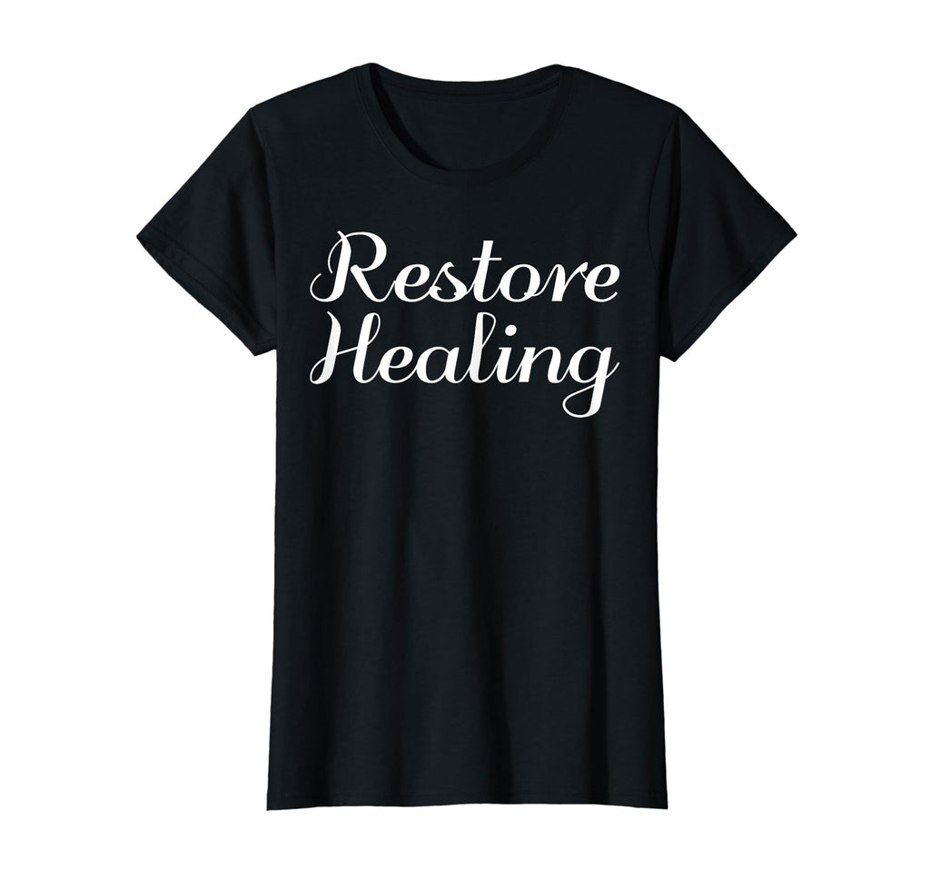 Restore Healing Mental Health Therapist T-Shirt - Custom Art Print Unisex - T-Shirt, Sweatshirt, Hoodie