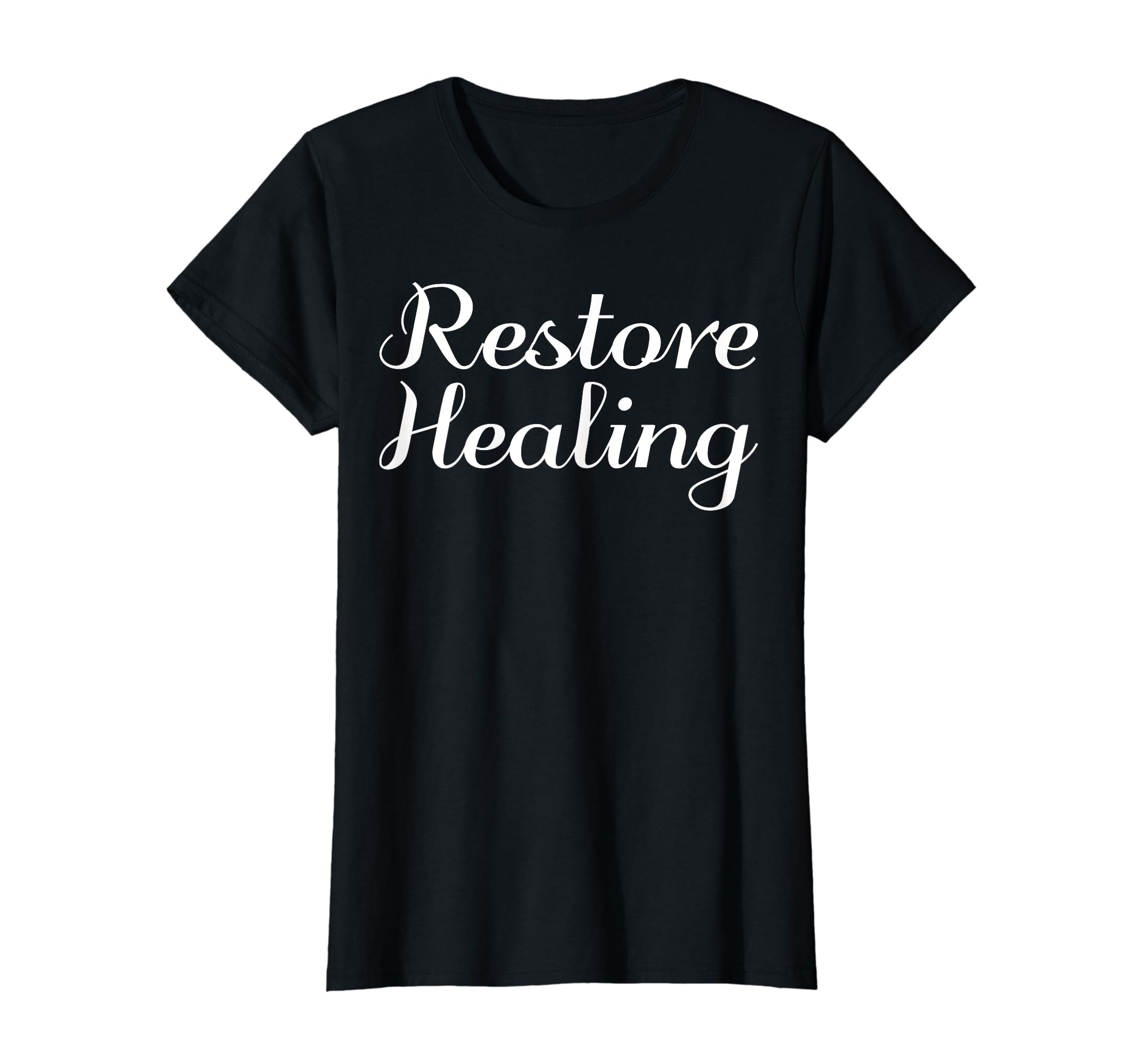 Restore Healing Mental Health Therapist T-Shirt - Custom Art Print Unisex - T-Shirt, Sweatshirt, Hoodie
