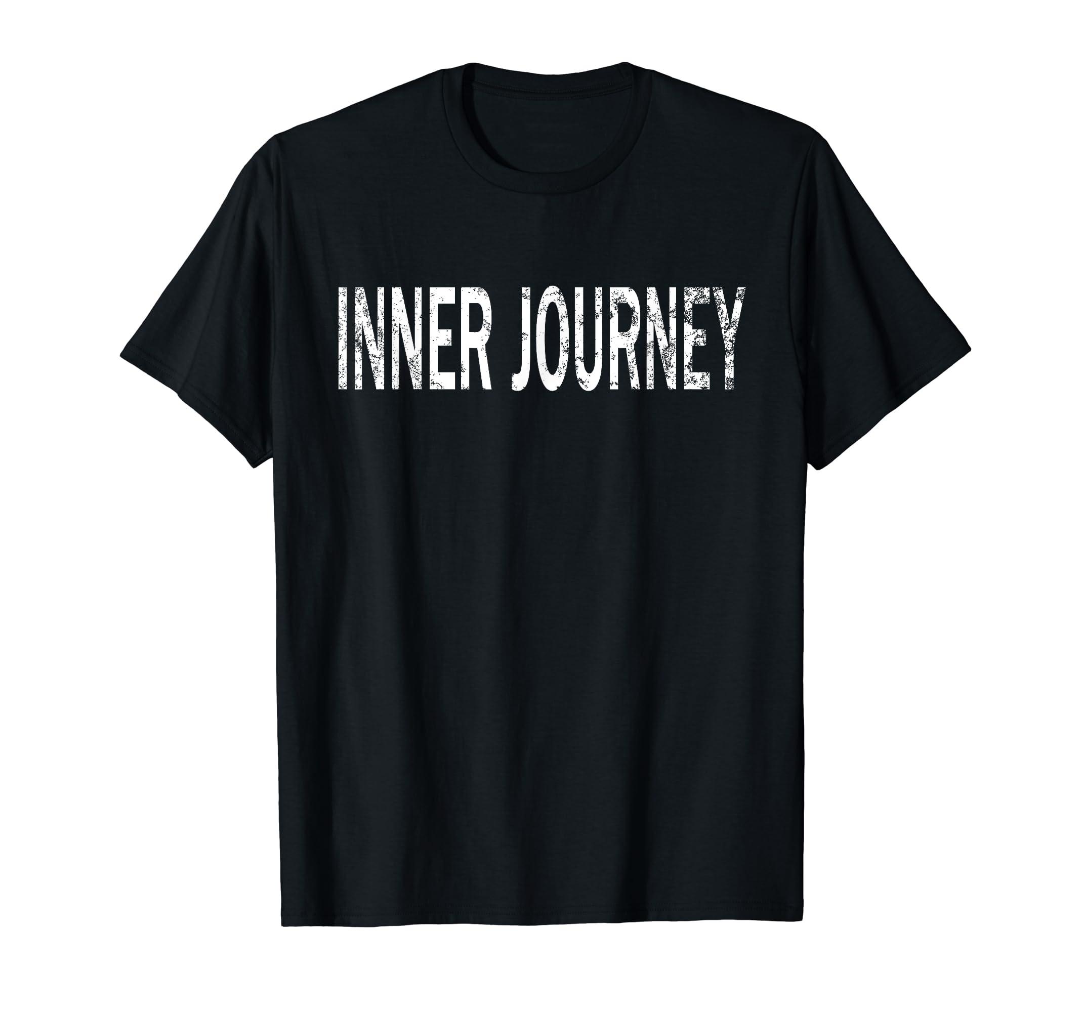 Inner Journey Distressed Mindfulness T-Shirt - Unique Graphic Men Women - T-Shirt, Sweatshirt, Hoodie