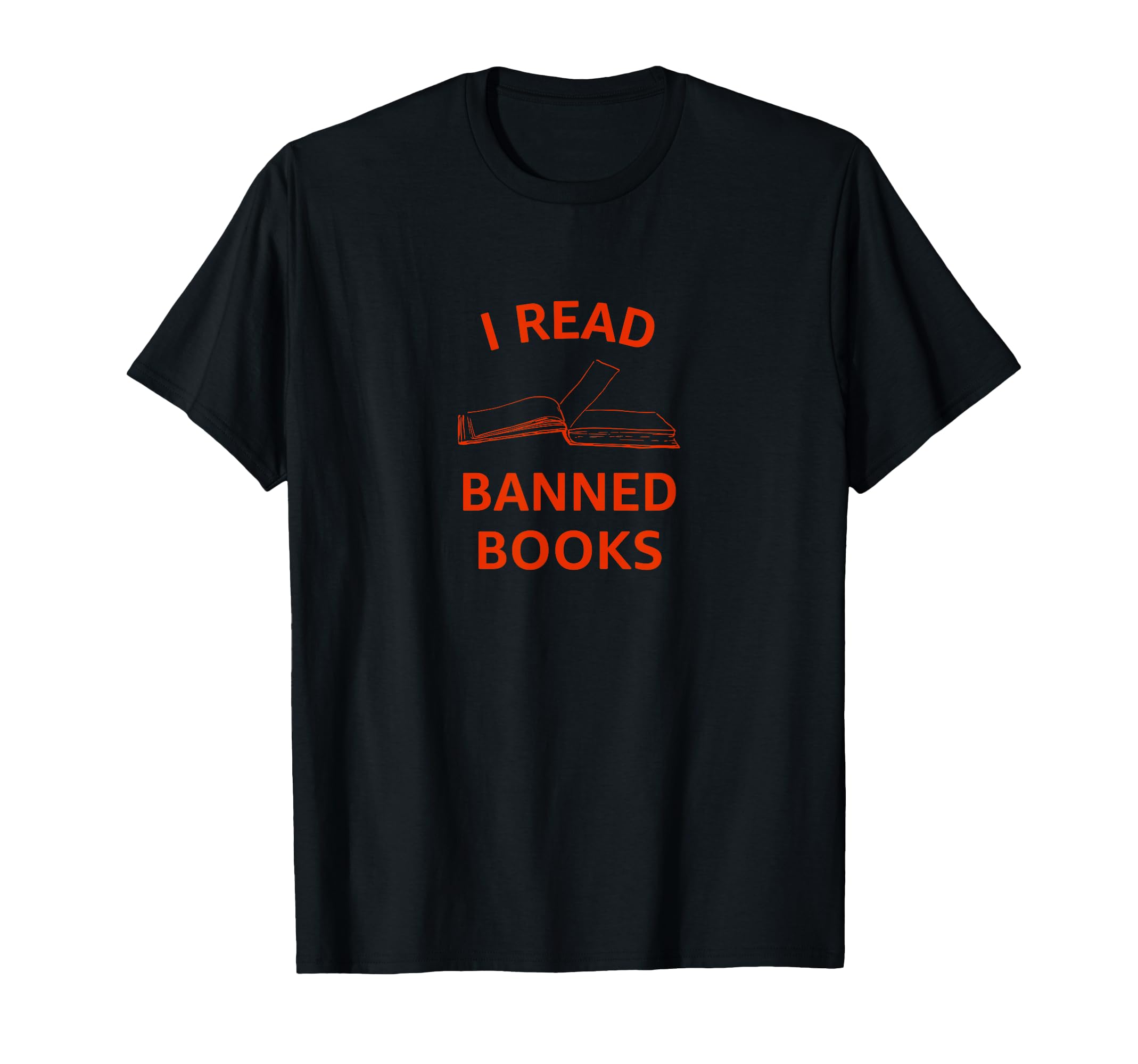 I Read Banned Books Literature T-Shirt - Custom Art Print Men Women - T-Shirt, Sweatshirt, Hoodie
