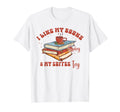 I Like My Books Spicy And My Coffee Icy T-Shirt - Custom Art Print Unisex - T-Shirt, Sweatshirt, Hoodie