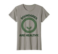 Boundaries Are Healthy Mental Health T-Shirt - Novelty Apparel Unisex - T-Shirt, Sweatshirt, Hoodie