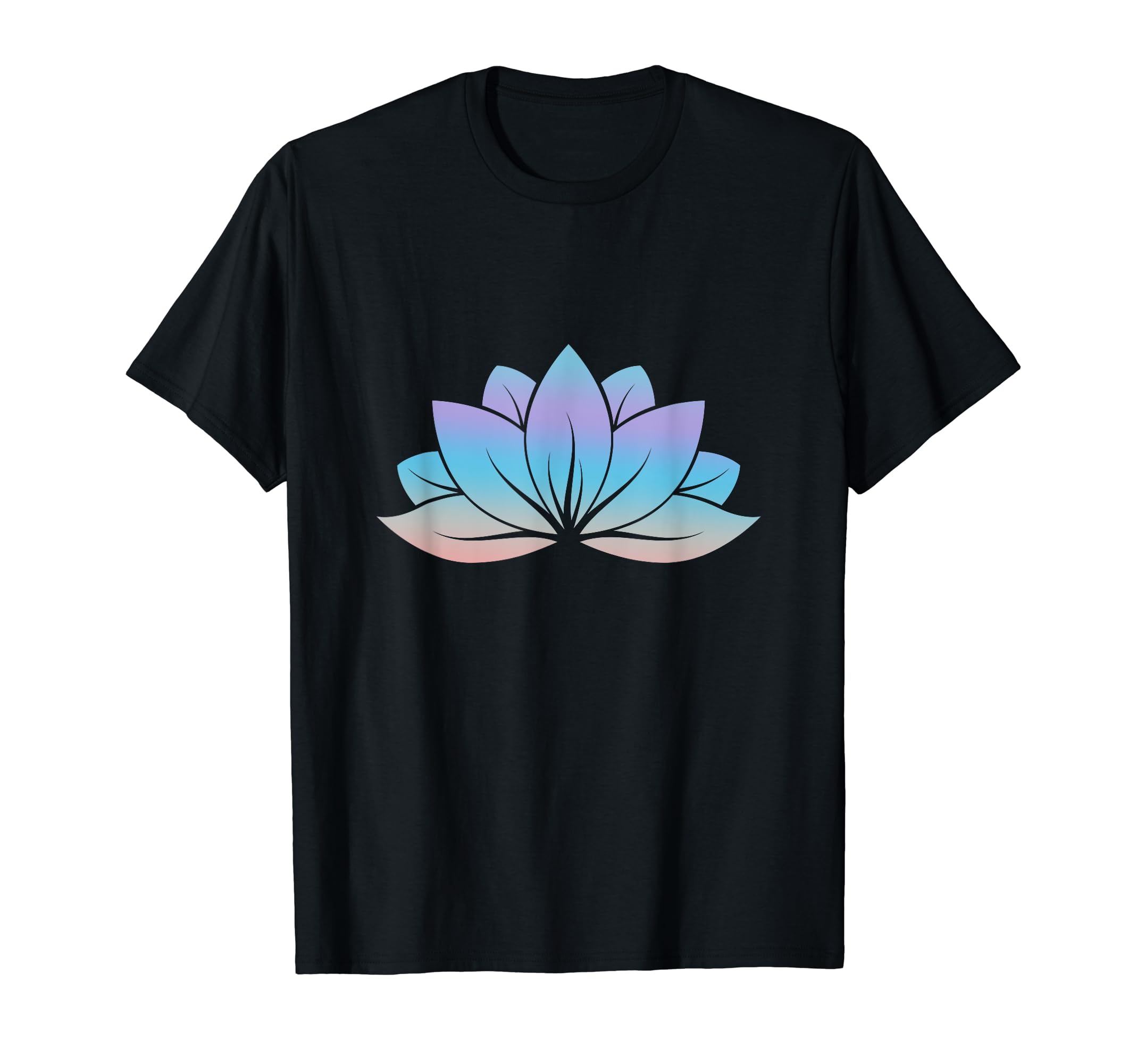 Lotus Flower Yoga Meditation Zen Namaste T-Shirt - Trendy Graphic Unisex - T-Shirt, Sweatshirt, Hoodie