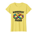 Neurodivergent And Proud Autism T-Shirt - Casual Everyday Wear for Adults - T-Shirt, Sweatshirt, Hoodie
