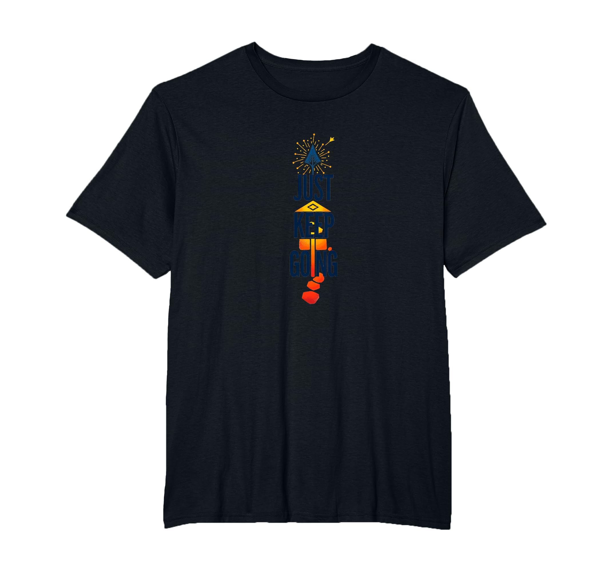 Just Keep Going Inspirational Arrow T-Shirt - Custom Art Print for Adults - T-Shirt, Sweatshirt, Hoodie