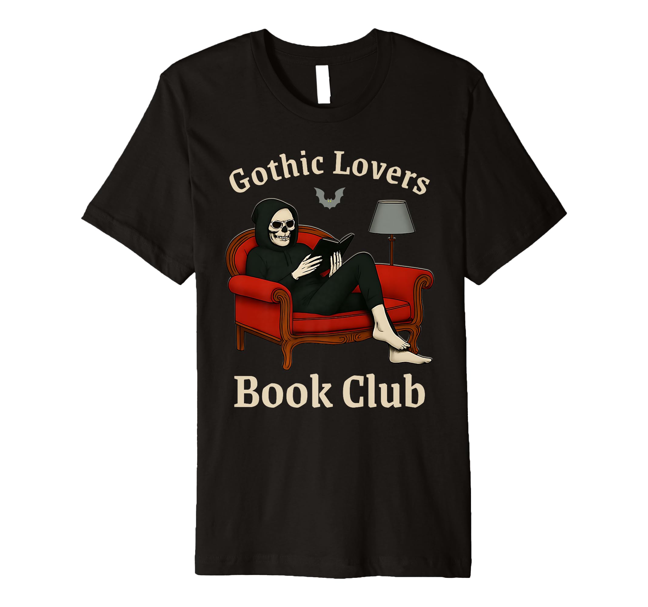 Gothic Goths Romance Books Novels T-Shirt - Novelty Apparel for Adults - T-Shirt, Sweatshirt, Hoodie