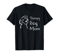 Dog Mom Therapy Service Dog Pet Lovers T-Shirt - Graphic Print Unisex - T-Shirt, Sweatshirt, Hoodie