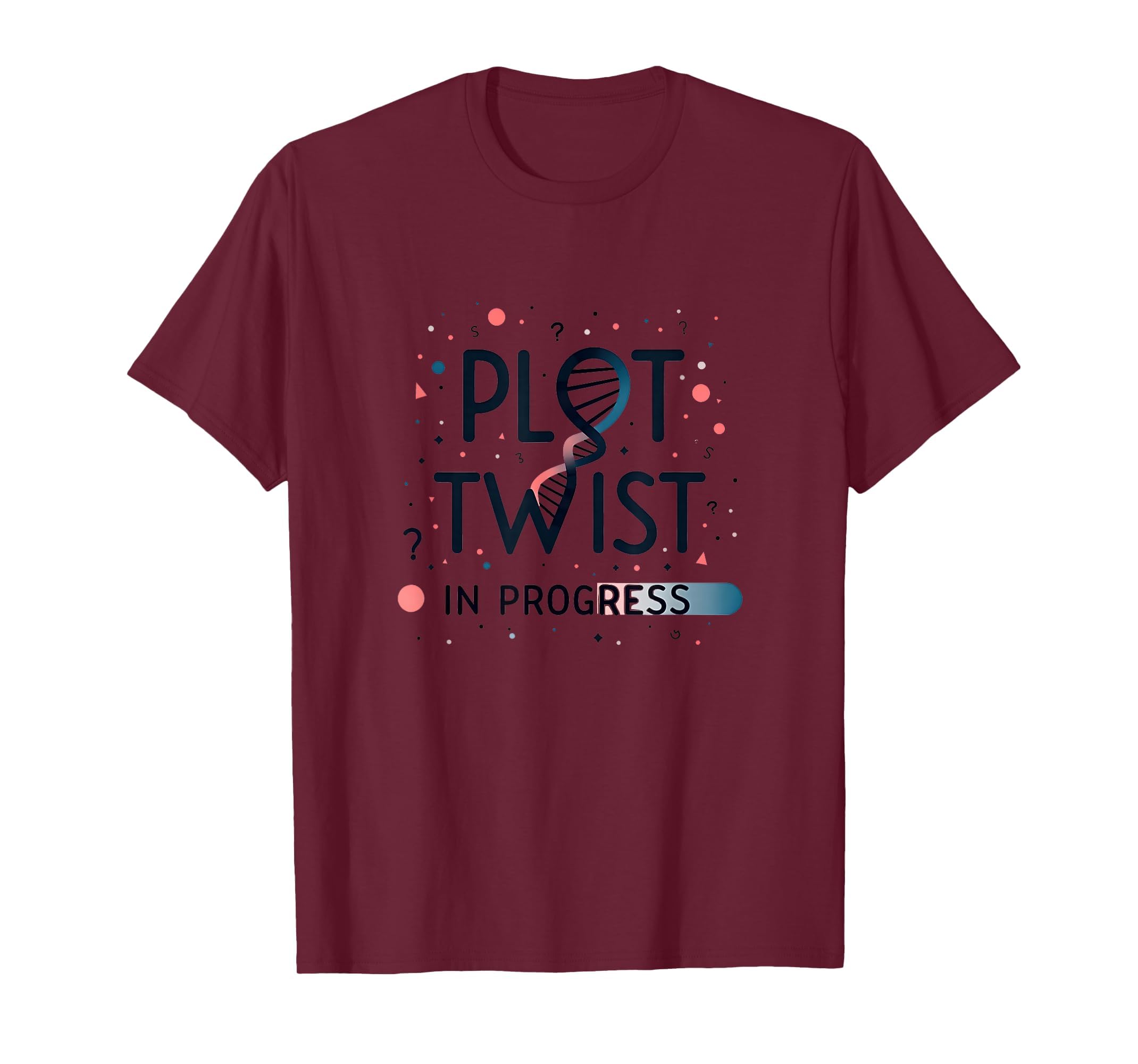 Plot Twist Progress Gender Reveal T-Shirt - Minimalist Print Unisex - T-Shirt, Sweatshirt, Hoodie