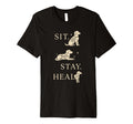 Therapy Dog Emotional Support Handler T-Shirt - Novelty Apparel Unisex - T-Shirt, Sweatshirt, Hoodie