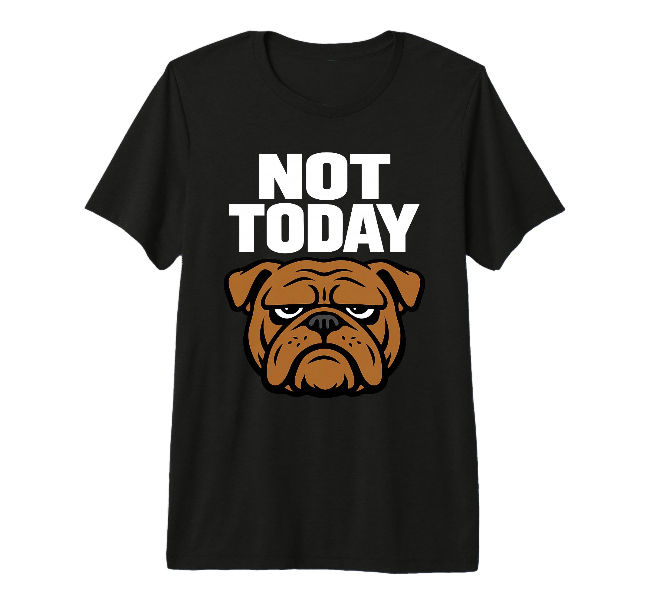 Funny Bulldog Grumpy Dog T-Shirt - Casual Everyday Wear Men Women - T-Shirt, Sweatshirt, Hoodie