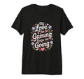 My Love Gaming Keeps Me Going Gamer Tri T-Shirt - Trendy Graphic Unisex - T-Shirt, Sweatshirt, Hoodie