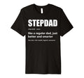Mens Stepdad Definition Fathers Day T-Shirt - Aesthetic Graphic Men Women - T-Shirt, Sweatshirt, Hoodie