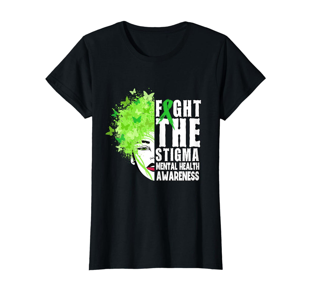 Fight Stigma Mental Health Awareness T-Shirt - Aesthetic Graphic Men Women - T-Shirt, Sweatshirt, Hoodie