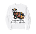 Sea Otter Books Nerds Otter Stuff Sweatshirt - Unique Graphic Men Women - T-Shirt, Sweatshirt, Hoodie