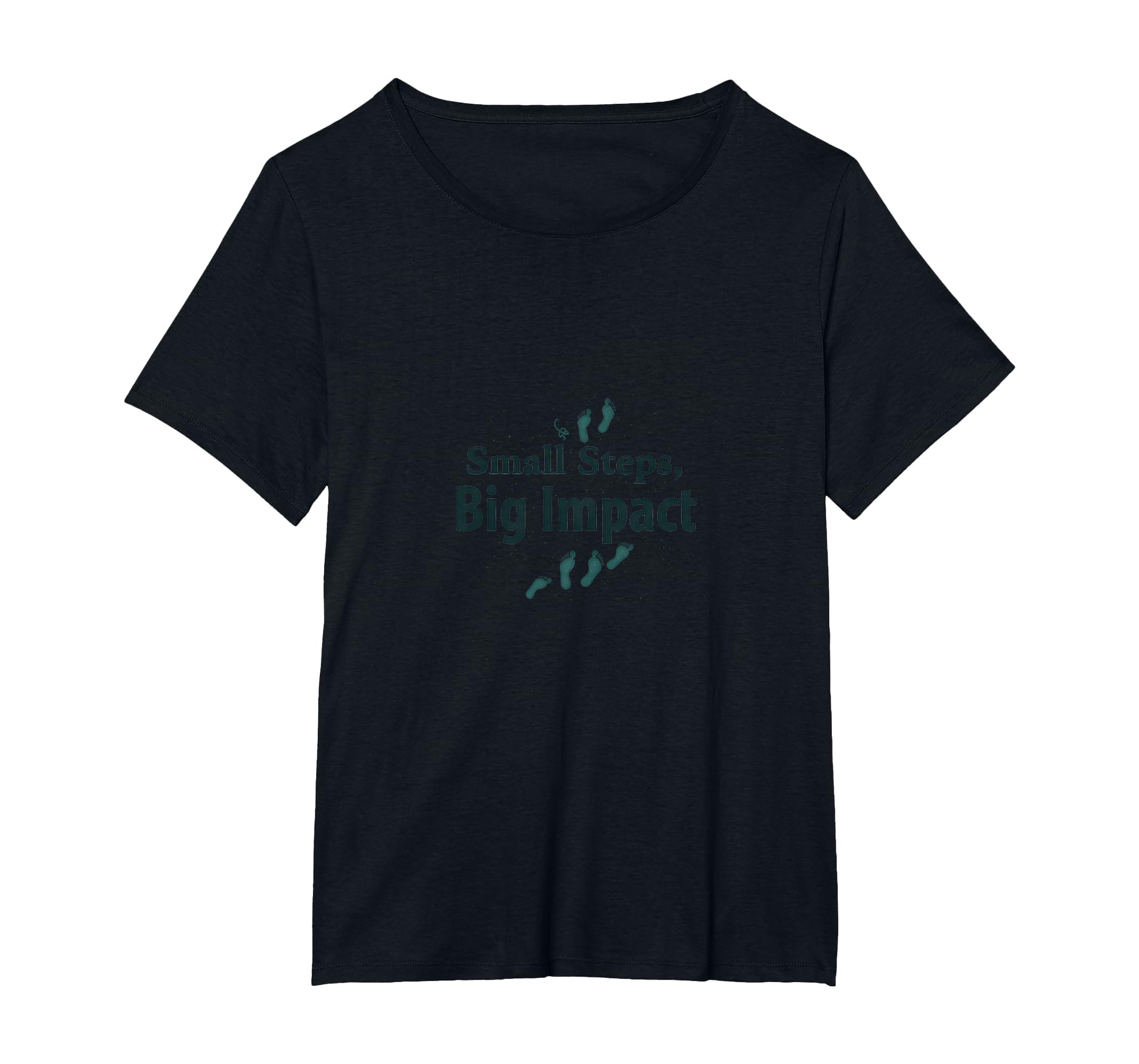 Small Steps Big Impact Progress Over T-Shirt - Graphic Print for Adults - T-Shirt, Sweatshirt, Hoodie