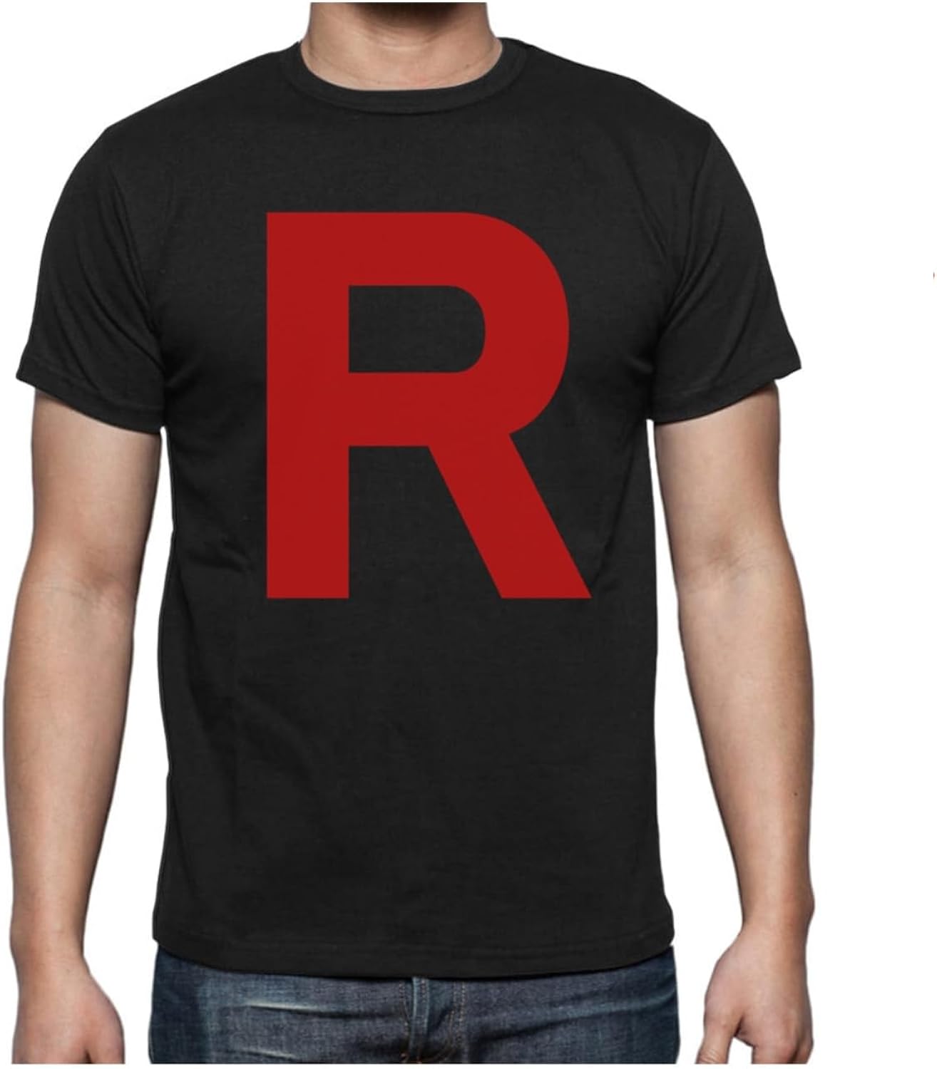 Team Rocket Costume Shirt - R Letter Halloween T-Shirt for Men - Funny Anime Tee Unisex T-shirt, Sweatshirt, Hoodie, Long Sleeve Tee - T-Shirt, Sweatshirt, Hoodie