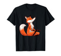 Meditation Fox Yoga Pose Relaxing T-Shirt - Casual Everyday Wear Unisex - T-Shirt, Sweatshirt, Hoodie
