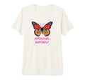 Anti Social Butterfly Tri Blend T-Shirt - Custom Art Print Unisex - T-Shirt, Sweatshirt, Hoodie