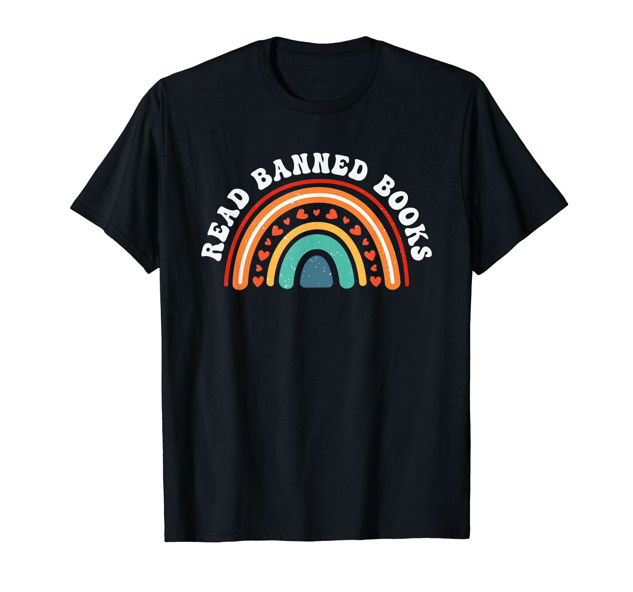 Read Banned Books Boho Rainbow T-Shirt - Graphic Print Men Women - T-Shirt, Sweatshirt, Hoodie
