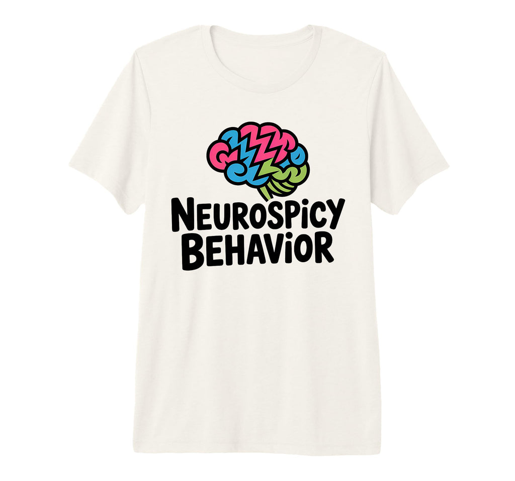 Vibrant Neurospicy Brain T-Shirt - Unique Graphic for Adults - T-Shirt, Sweatshirt, Hoodie